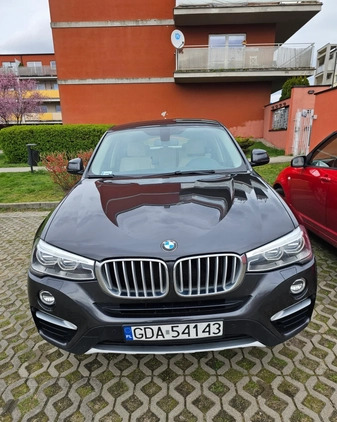 BMW X4 cena 127000 przebieg: 126500, rok produkcji 2017 z Luboń małe 67